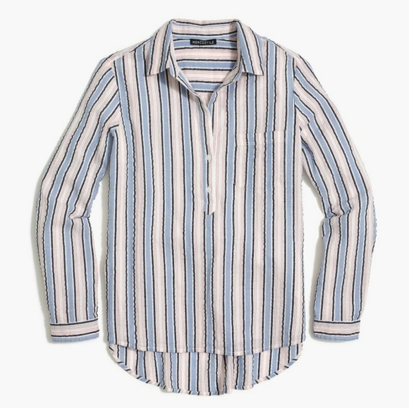 J crew XS popover shirt - Picture 1 of 11